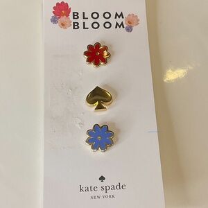 Kate Spade ♠️ Bloom Bloom Pin Set